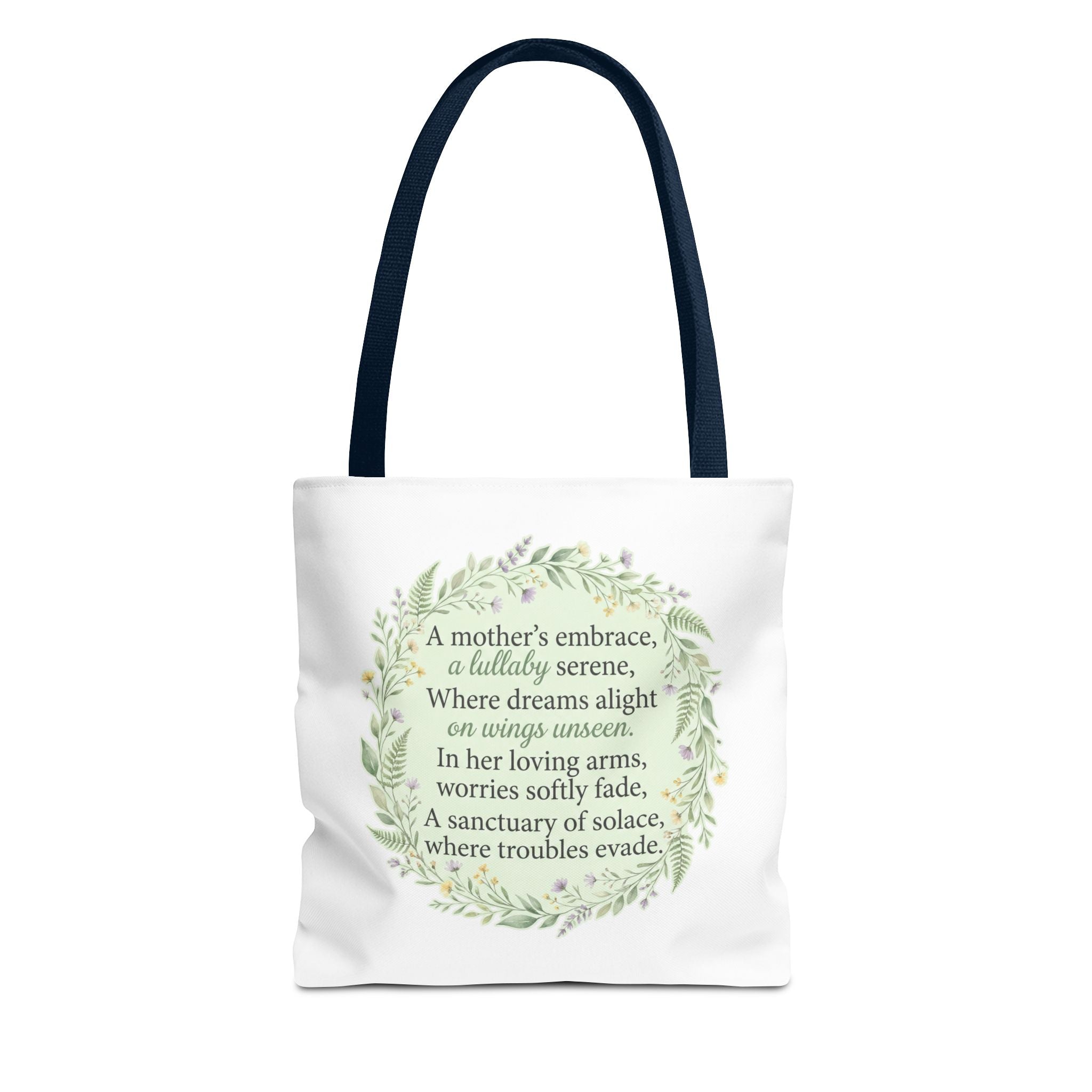 "A Lullaby on Wings Unseen" Tote Bag | ST. VON'S Poetic Lines