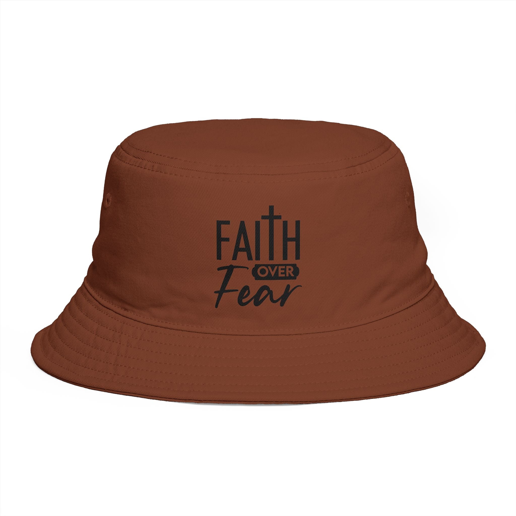 Faith Over Fear Bucket Hat | Christian Inspirational Sun Hat | ST. VON'S FLAIR