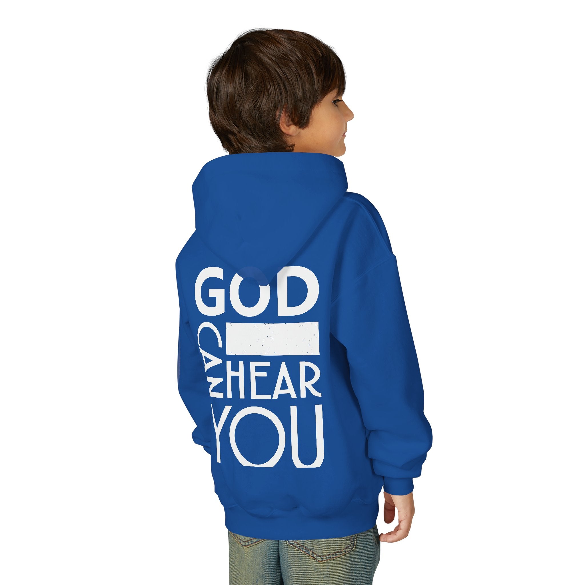 God Can Youth Hoodie Christian Sweatshirt Unisex Children Clothing
