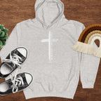 Christian Cross Printed European And American Plus Velvet Hooded Sweater God's Love