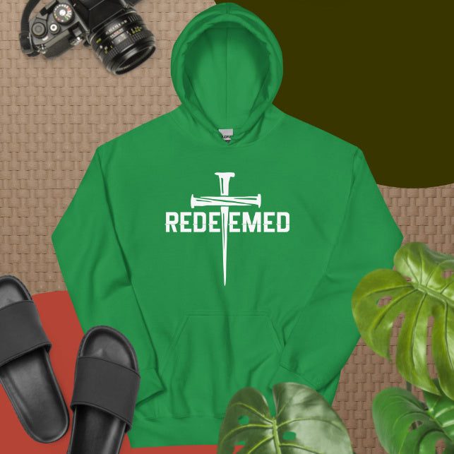 Christian Redemption Hoodie Activewear Redeemed Cross
