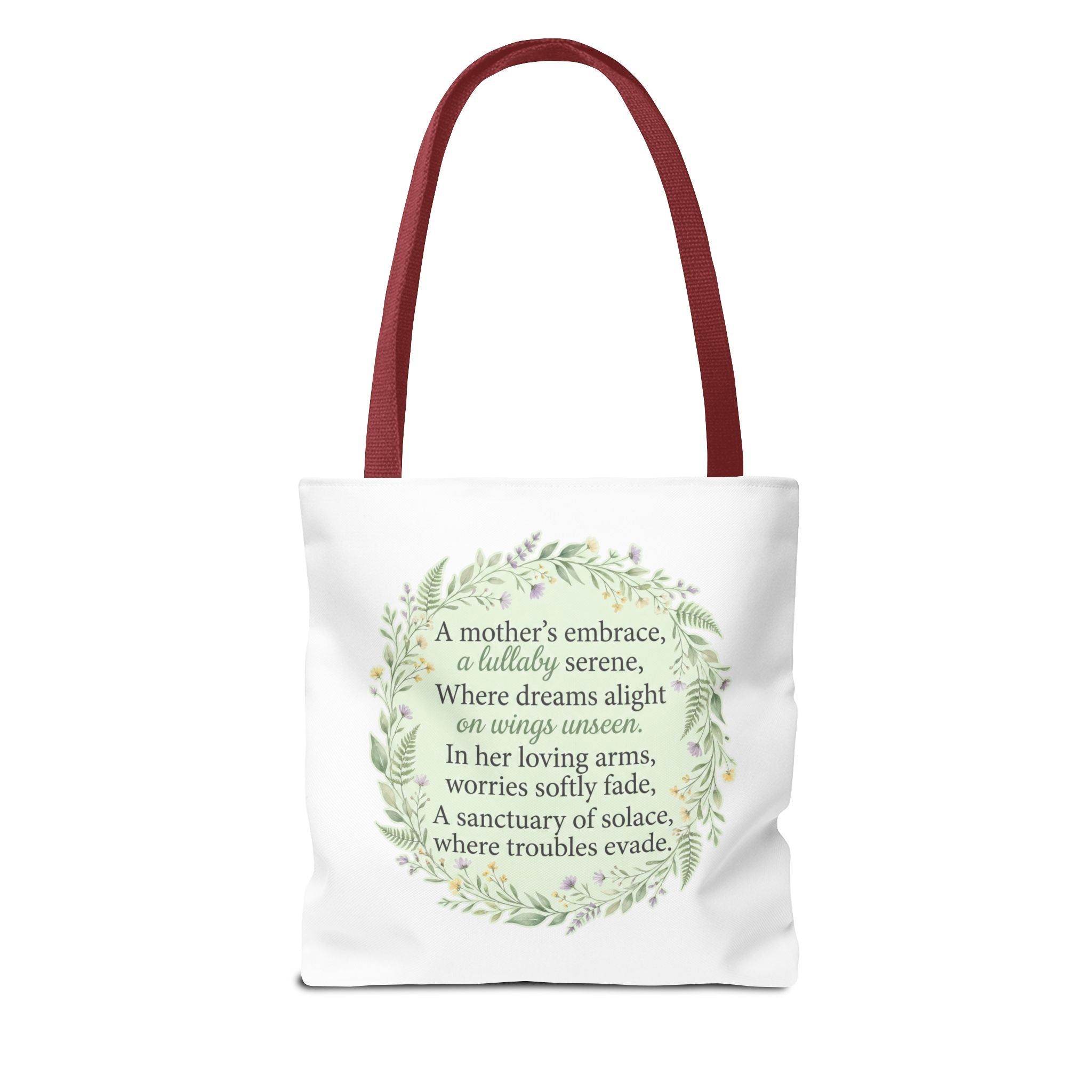 "A Lullaby on Wings Unseen" Tote Bag | ST. VON'S Poetic Lines