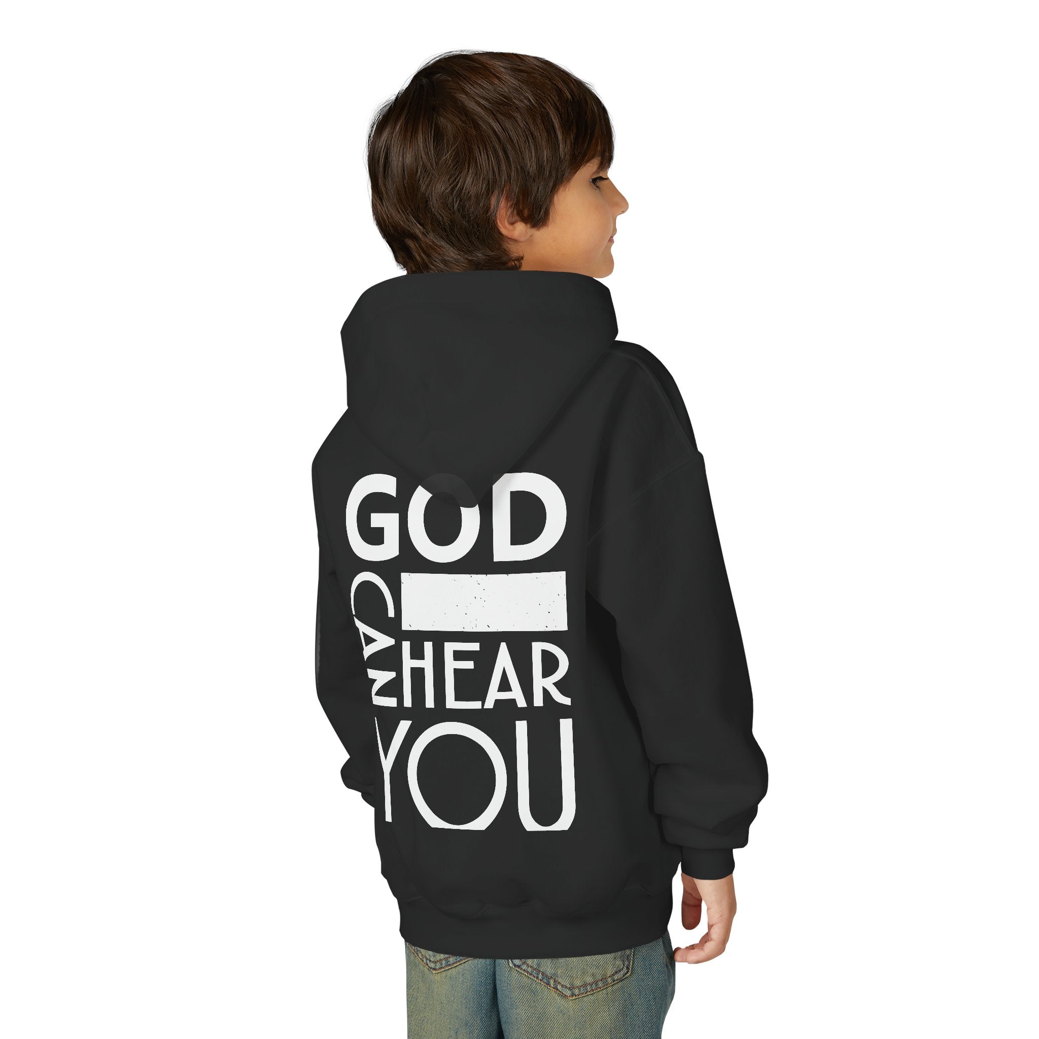 God Can Youth Hoodie Christian Sweatshirt Unisex Children Clothing