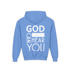 God Can Youth Hoodie Christian Sweatshirt Unisex Children Clothing
