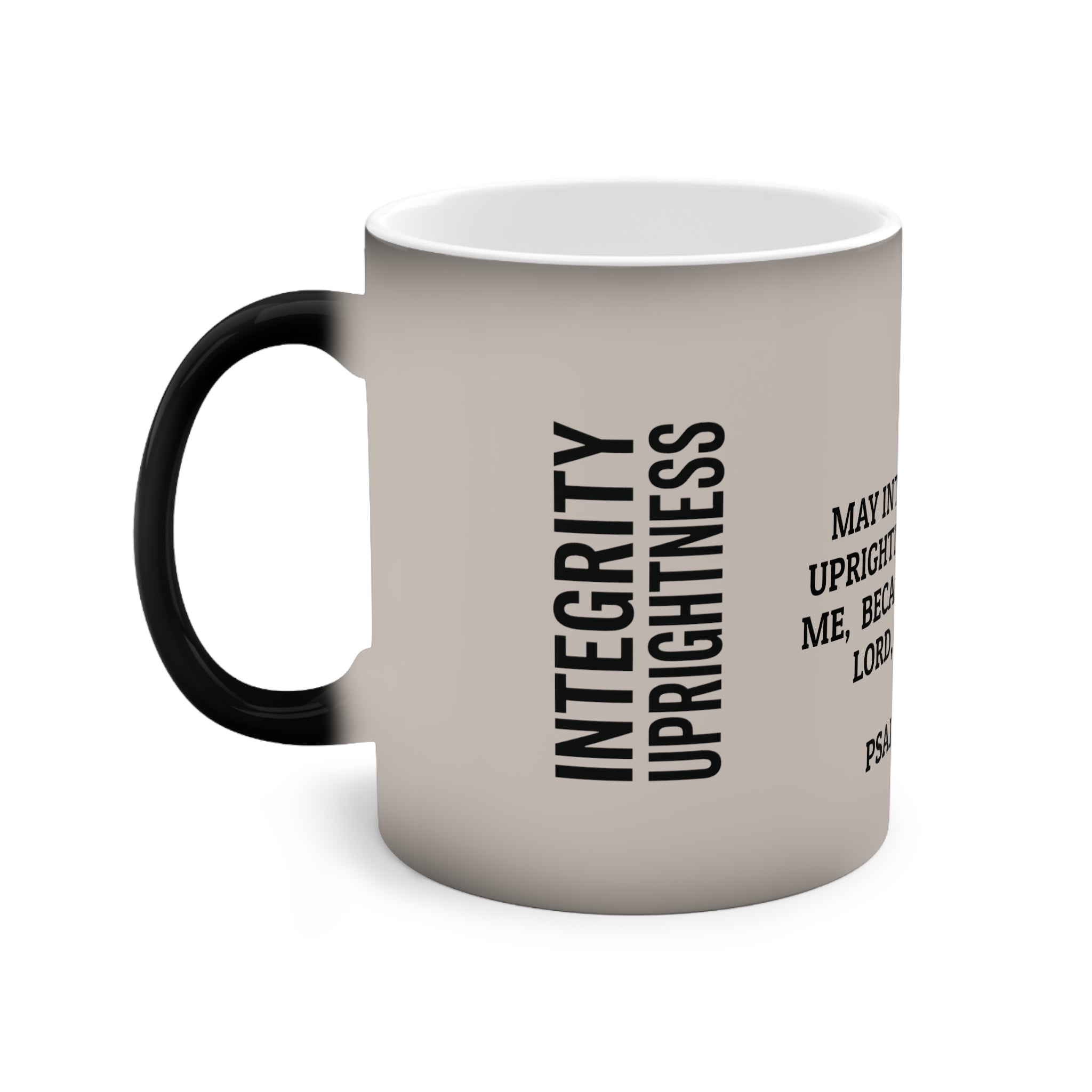 Changing Integrity Mug — 11oz Heat Reveal Coffee Cup