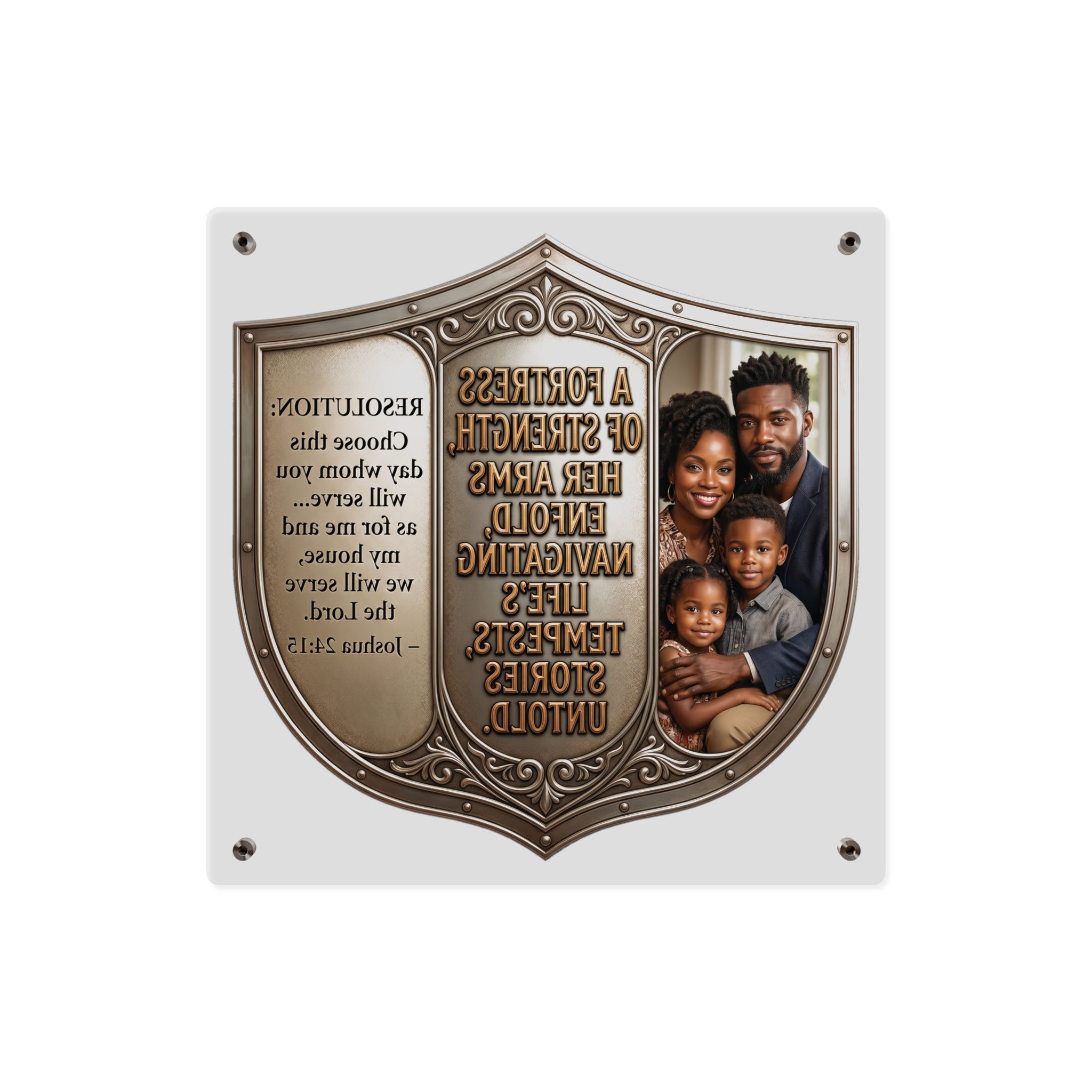 Faith -Inspired Acrylic Wall Art Panel | Premium Glass-Look Print| ST. VON'S Family