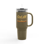 God Still Strengthens Weakness | 40oz Insulated Travel Mug | ST. VON'S FLAIR