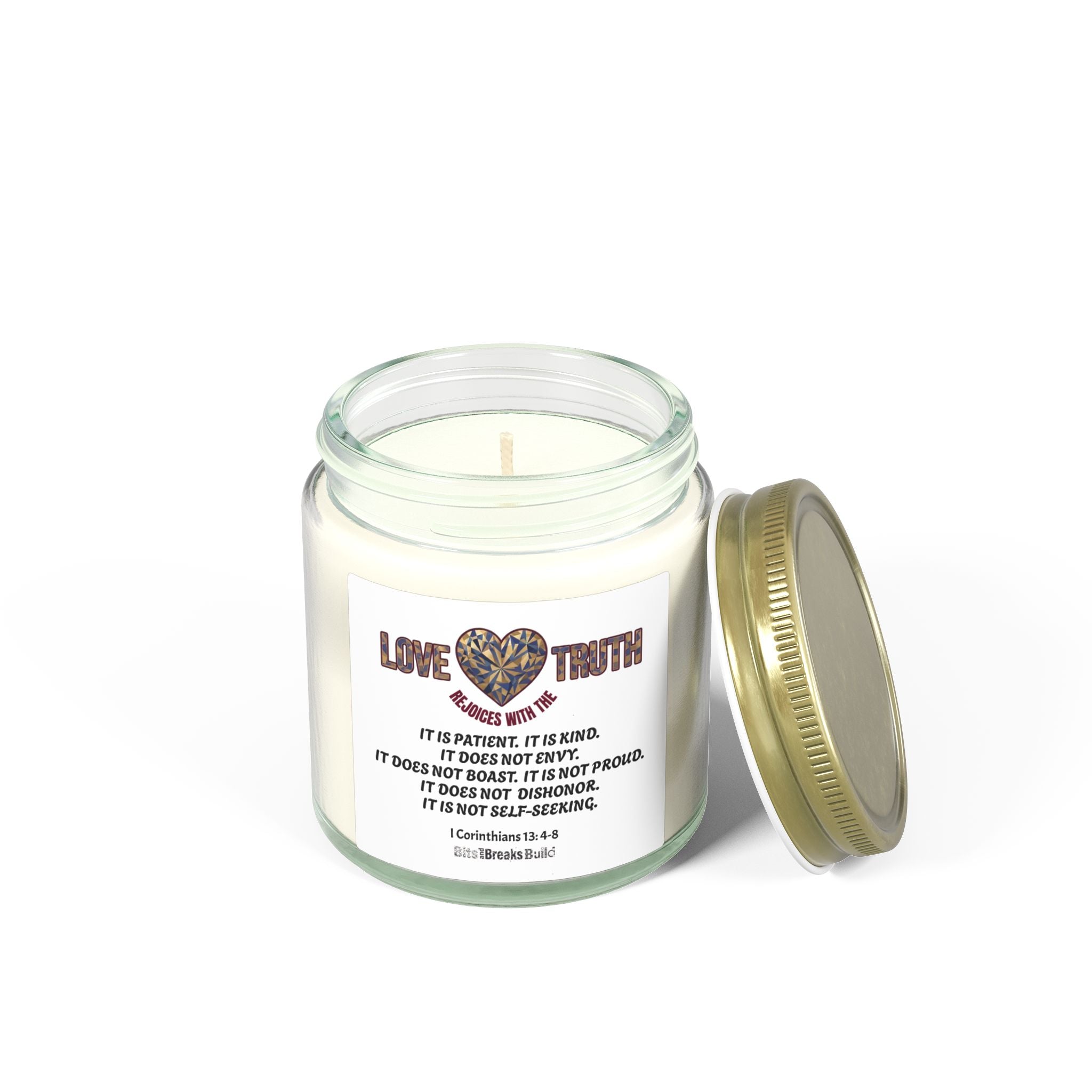 Aromatic Love Scented Candle - Coconut Apricot Wax