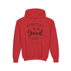 Youth Good Day Casual Hoodie | Faith-Inspired Kids Sweatshirt | ST. VON'S FLAIR