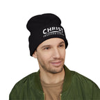 Christ Inspired Living Embroidered Cuffed Beanie | Faith Hat | ST. VON'S FLAIR