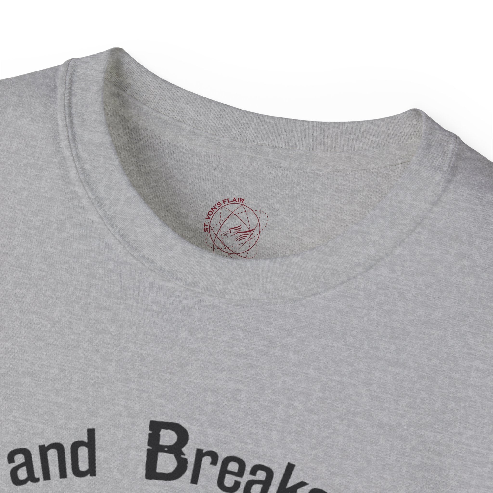 Faith Bits and Breaks Build Comfort T-Shirt Unisex Ultra Cotton Tee Light Weight Curved Collar