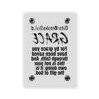 Faith Ephesians 2:8-9 Acrylic Wall Art Panels | Christian Home Decor & Office Inspiration | ST. VON'S FLAIR