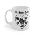 Biblical Verse Inspiration Love Ceramic Coffee Tea Cups, 11oz, 15oz