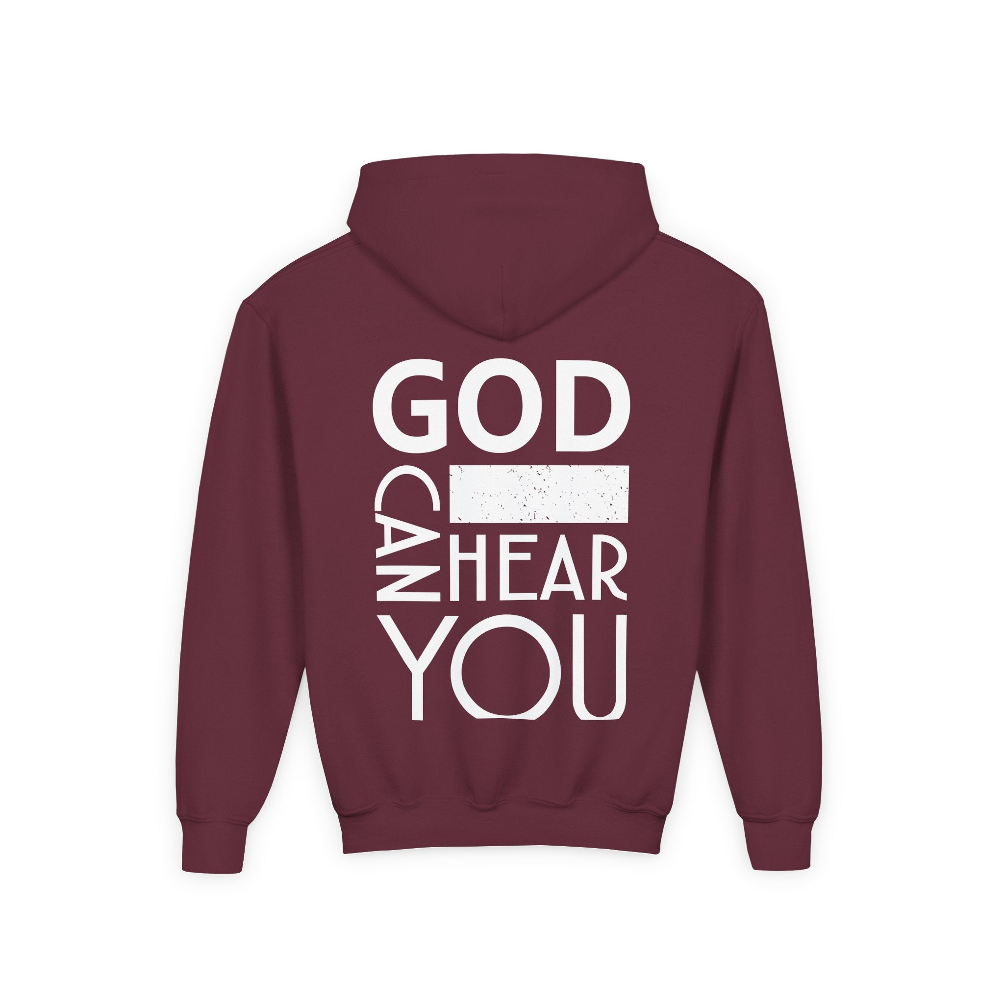 God Can Youth Hoodie Christian Sweatshirt Unisex Children Clothing