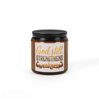 God Still Strengthens | Inspirational Soy Candle | Amber Jar | ST. VON'S FLAIR