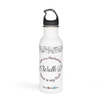 Psalm 23 Fear No Evil Stainless Steel Water Bottle | Christian Faith Hydration Gift | ST. VON'S FLAIR
