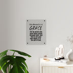 Faith Ephesians 2:8-9 Acrylic Wall Art Panels | Christian Home Decor & Office Inspiration | ST. VON'S FLAIR
