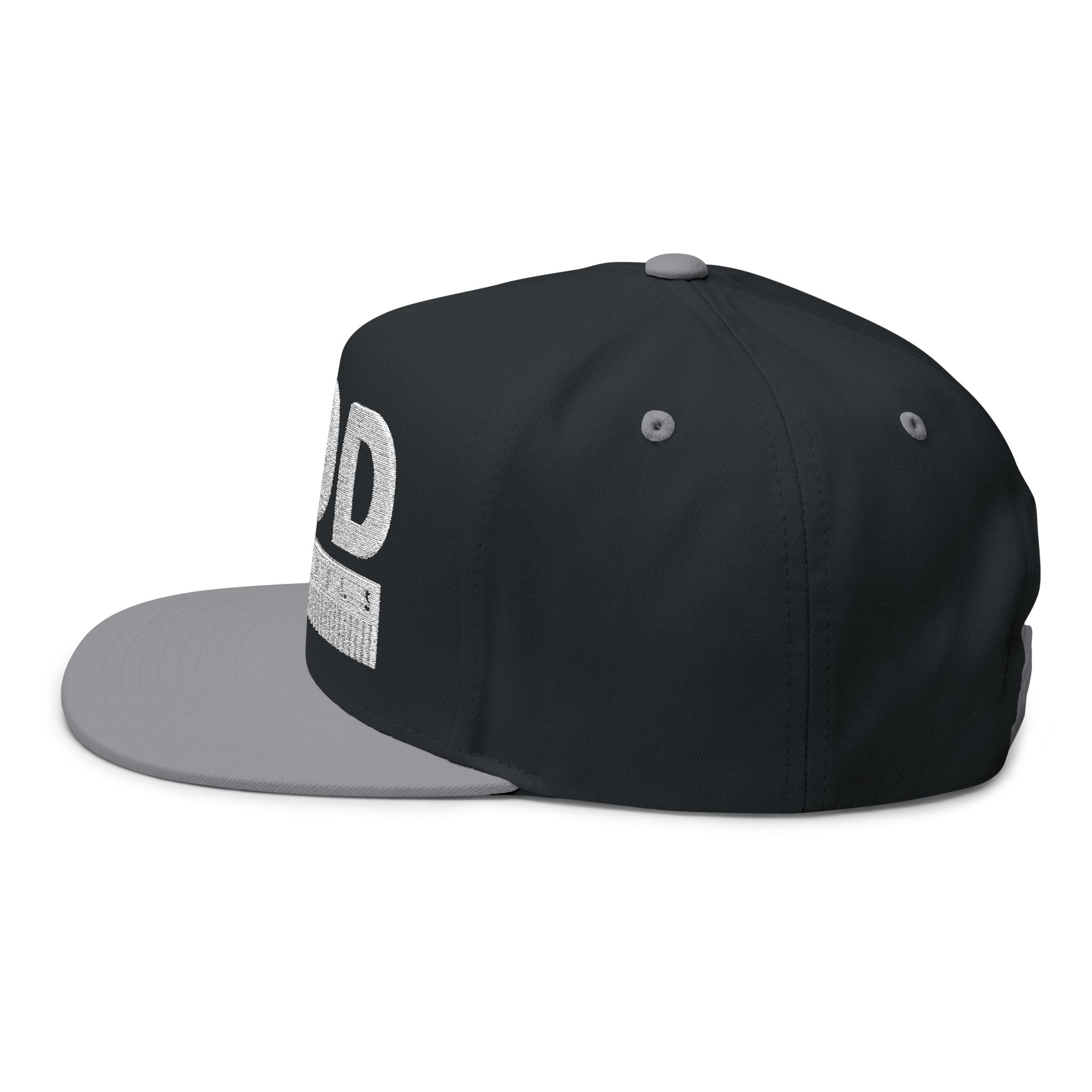 God Never Fails Embroidered Snapback Hat | Joshua 21:45 Faith Flat Bill Cap | ST. VON'S FLAIR