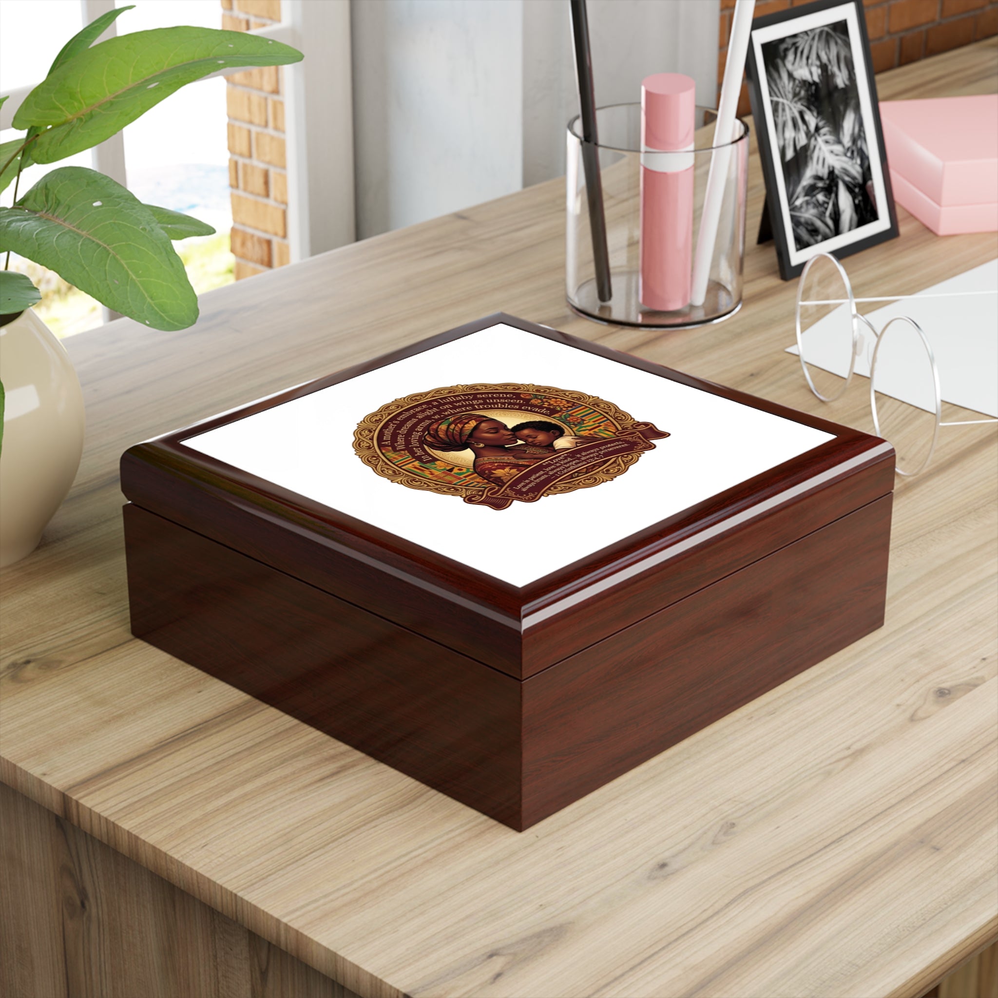 Christian Jewelry Box for Women | Mother's Embrace Gift | ST. VON'S FLAIR