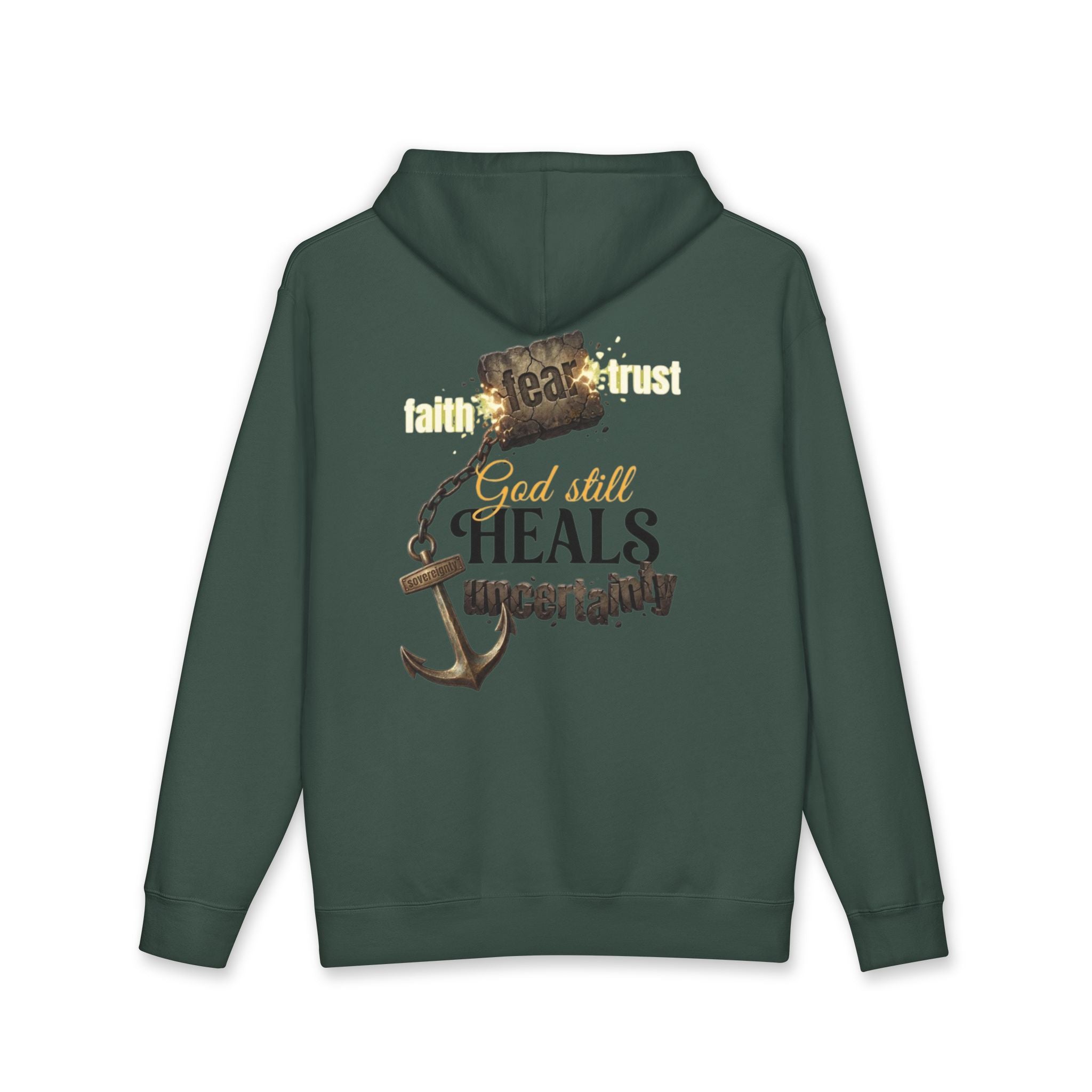 Faith Anchor Hoodie | Faith, Peace & Trust Christian Sweatshirt | ST. VON'S FLAIR