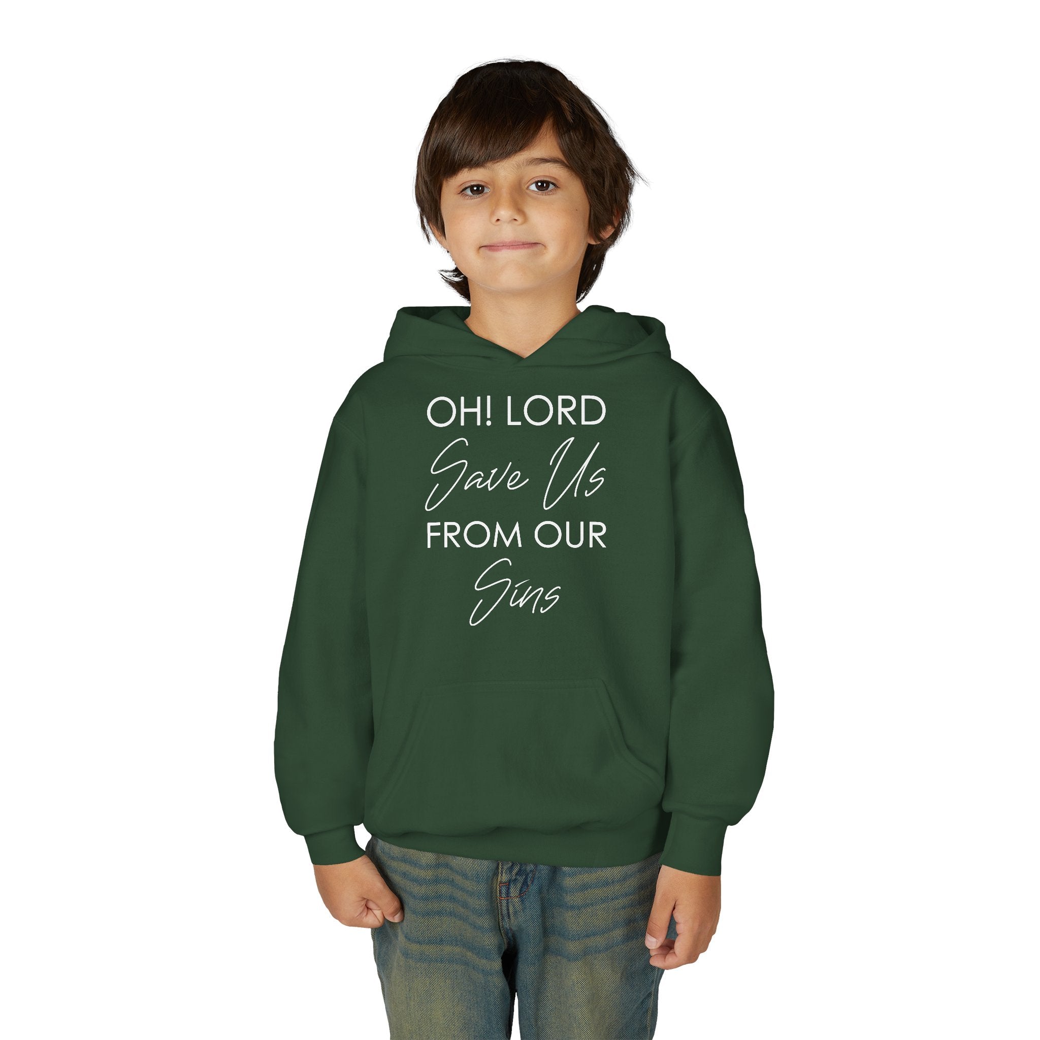 Lord Save Us Youth Hoodie | Christian Kids Sweatshirt | ST. VON'S FLAIR