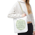 "A Lullaby on Wings Unseen" Tote Bag | ST. VON'S Poetic Lines