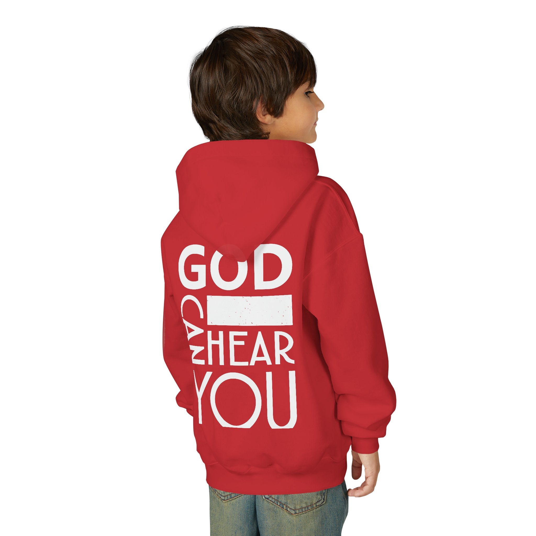 God Can Youth Hoodie Christian Sweatshirt Unisex Children Clothing
