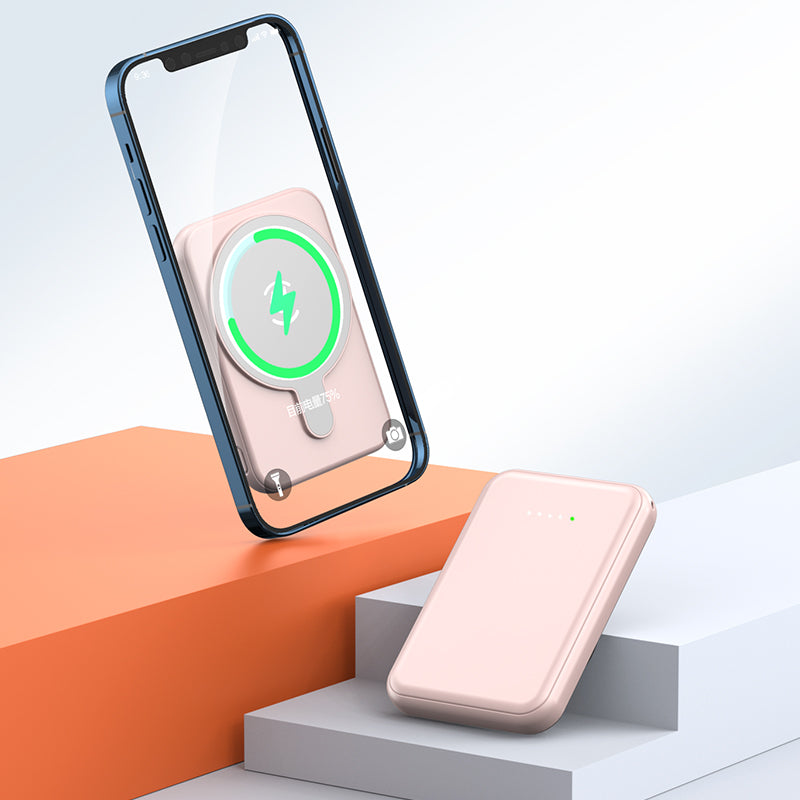 Mini Magnetic Power Bank 5000mAh | Wireless iPhone Charger | ST. VON'S FLAIR