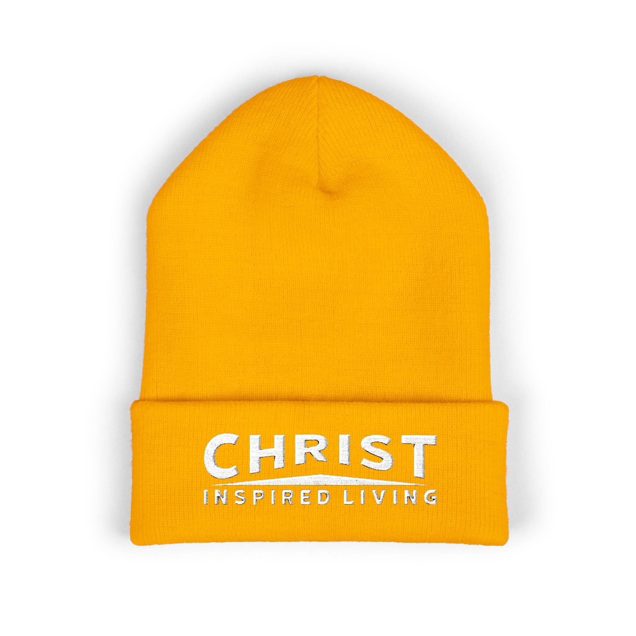 Christ Inspired Living Embroidered Cuffed Beanie