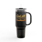 God Still Strengthens Weakness | 40oz Insulated Travel Mug | ST. VON'S FLAIR