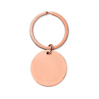 Stainless Steel Round Keychain | Custom Engraving