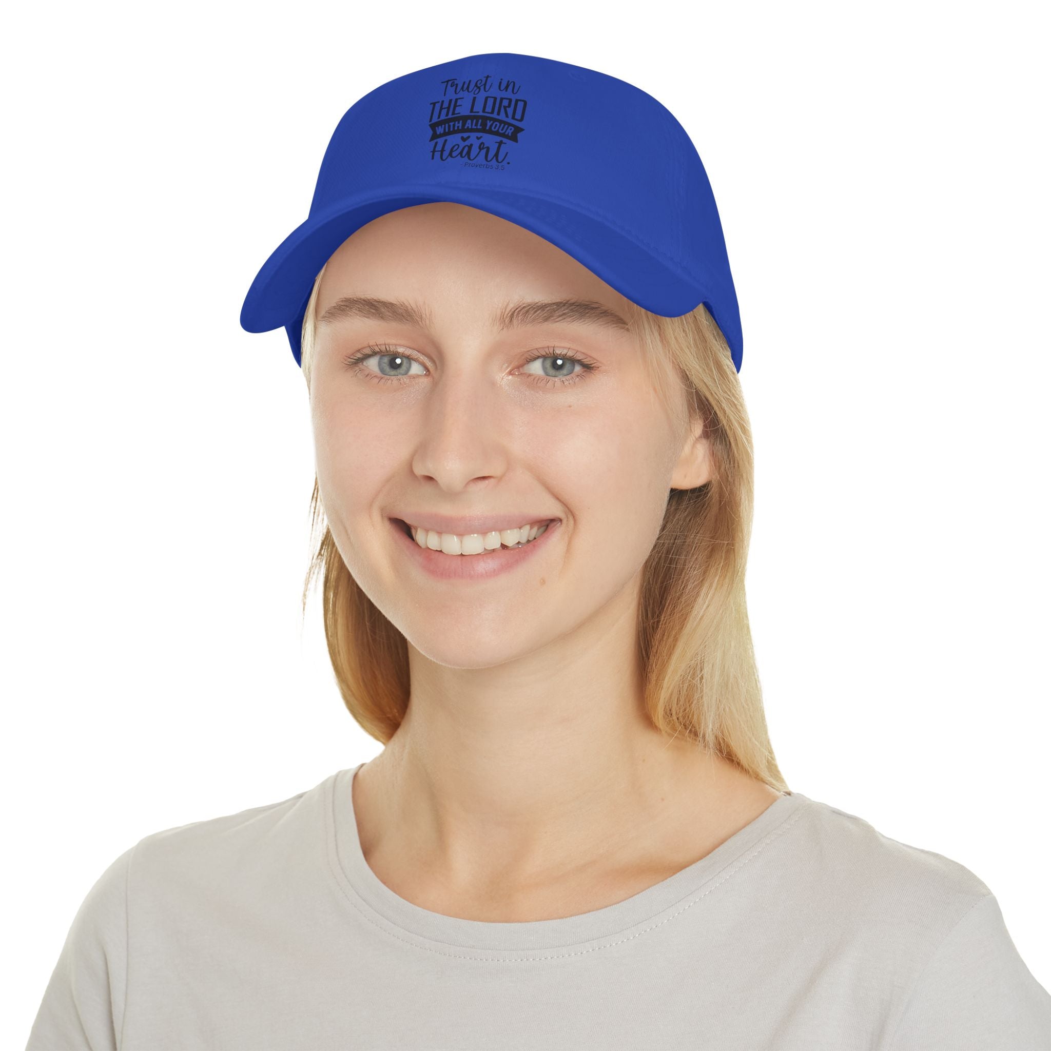 Christian Hat Trust in the Lord  Proverbs 3 Low Profile Baseball Cap