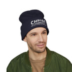 Christ Inspired Living Embroidered Cuffed Beanie | Faith Hat | ST. VON'S FLAIR