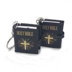 Mini English HOLY BIBLE Keychain - Readable Bible Book Key Ring | ST VON'S FLAIR