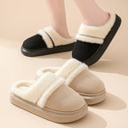 Warm Cotton Slippers for Women - Non-Slip Suede Winter House Shoes | ST. VON'S FLAIR