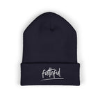 Embroidered Faithful Cuffed Beanie - Warm Knit Winter Hat