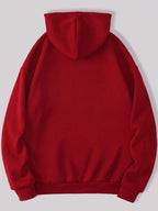 Graphic Designed Pull-Over with Faith Hope Love Women Hoodie String Tie