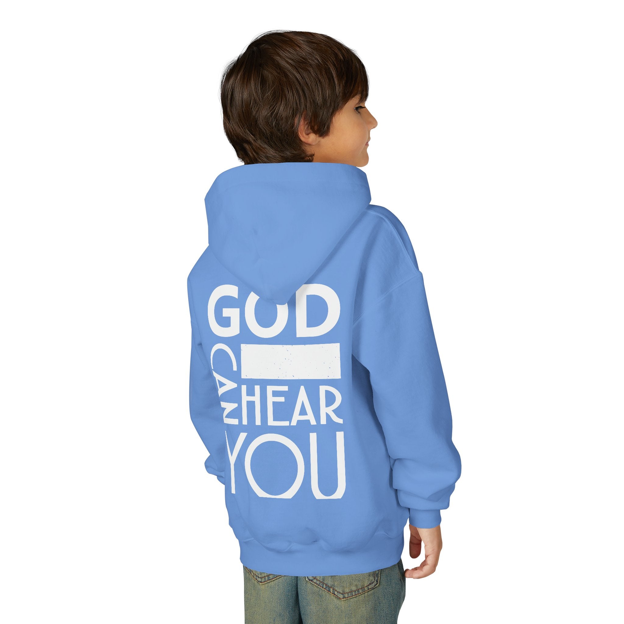 God Can Youth Hoodie Christian Sweatshirt Unisex Children Clothing