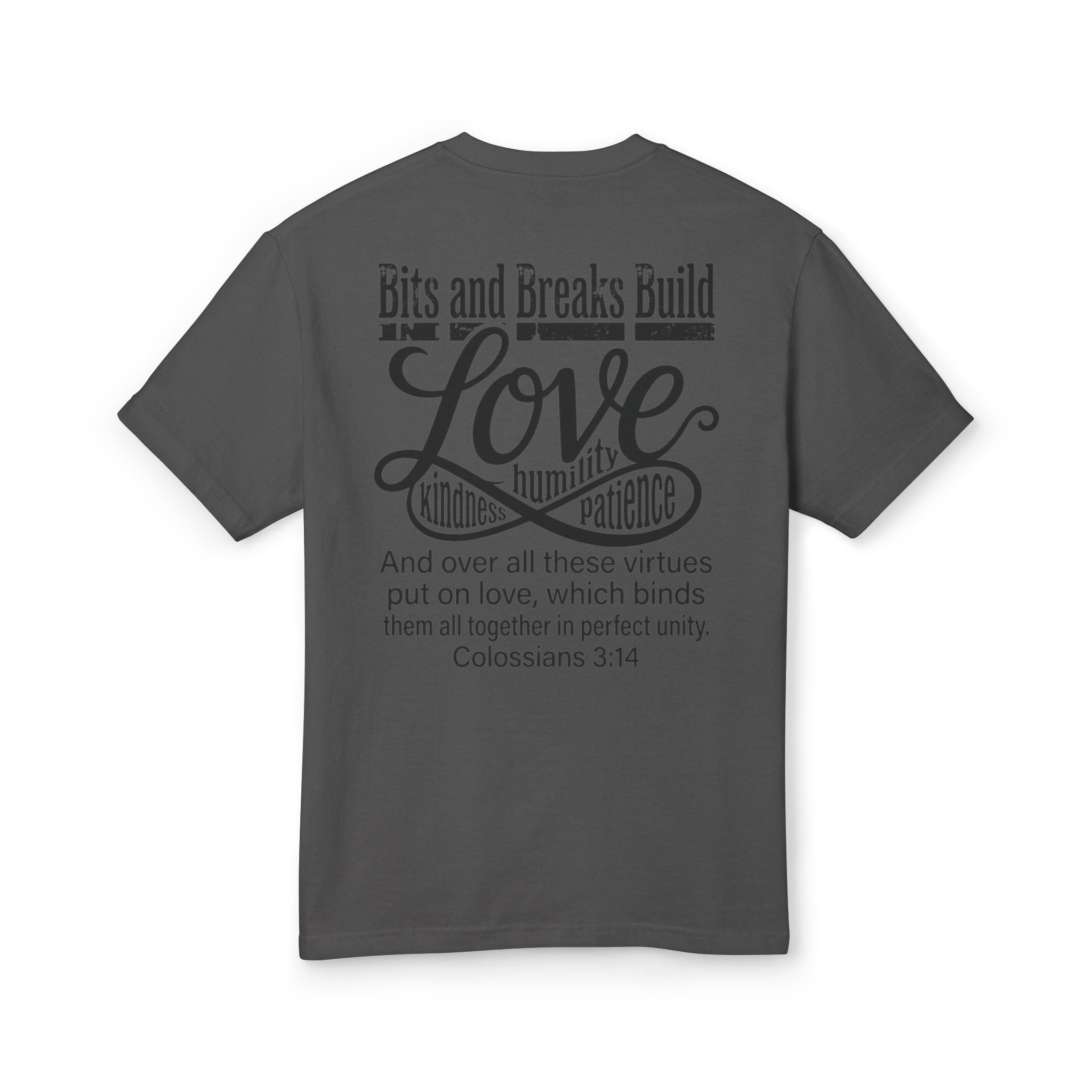 Love | Colossians 3:14 Unisex Garment-Dyed Heavyweight Tee | Kindness, Humility & Patience | ST. VON'S FLAIR