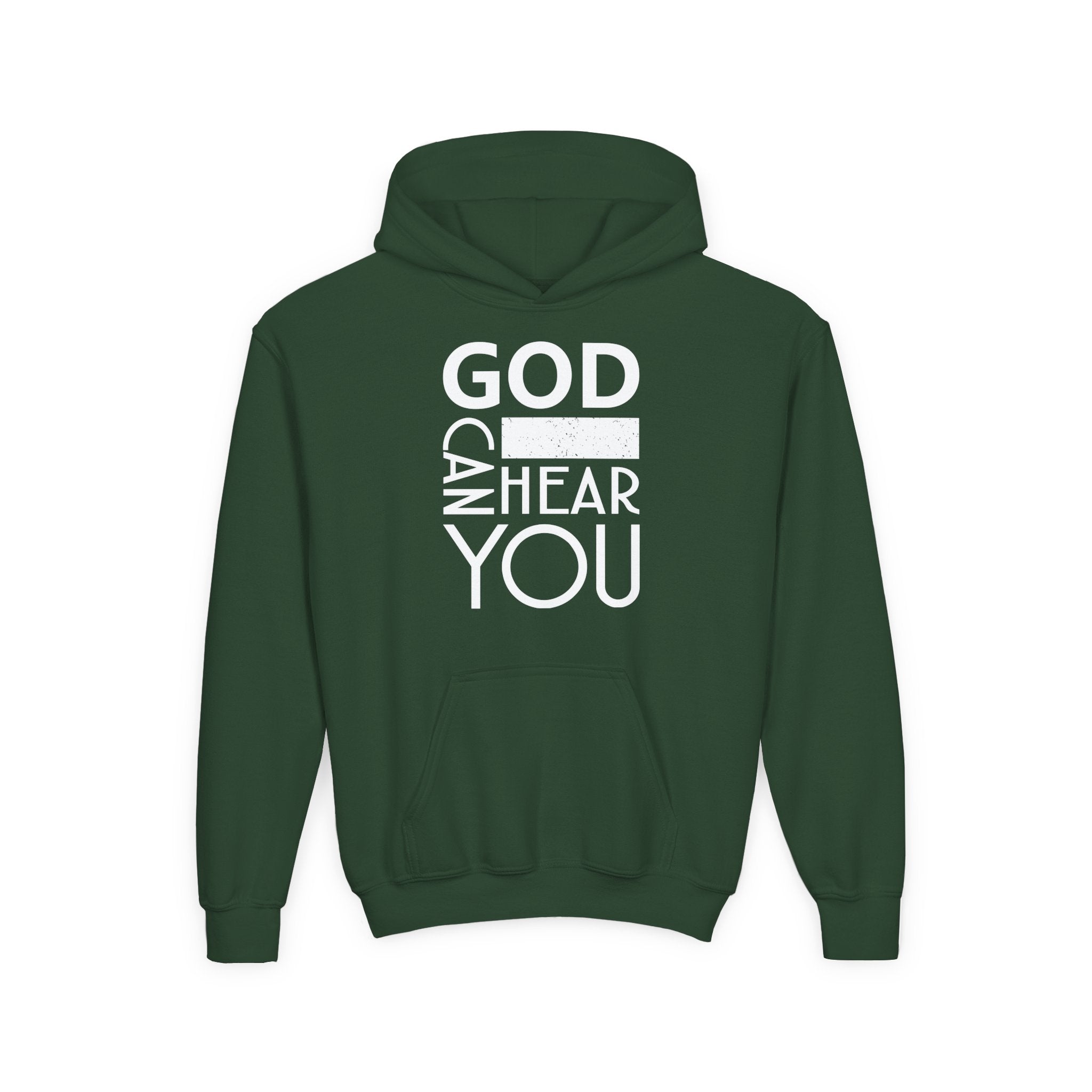 God Can Youth Hoodie Christian Sweatshirt Unisex Children Clothing