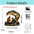 Lights Jesus Tree Of Life Acrylic Decorative Ornaments