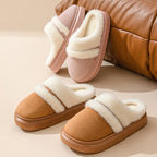 Warm Cotton Slippers for Women - Non-Slip Suede Winter House Shoes | ST. VON'S FLAIR