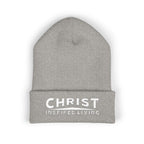 Christ Inspired Living Embroidered Cuffed Beanie | Faith Hat | ST. VON'S FLAIR