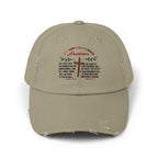 Biblical Hat Matthew 8 Abundance-Inspired Righteous Cap with Inspirational Isiaiah 32
