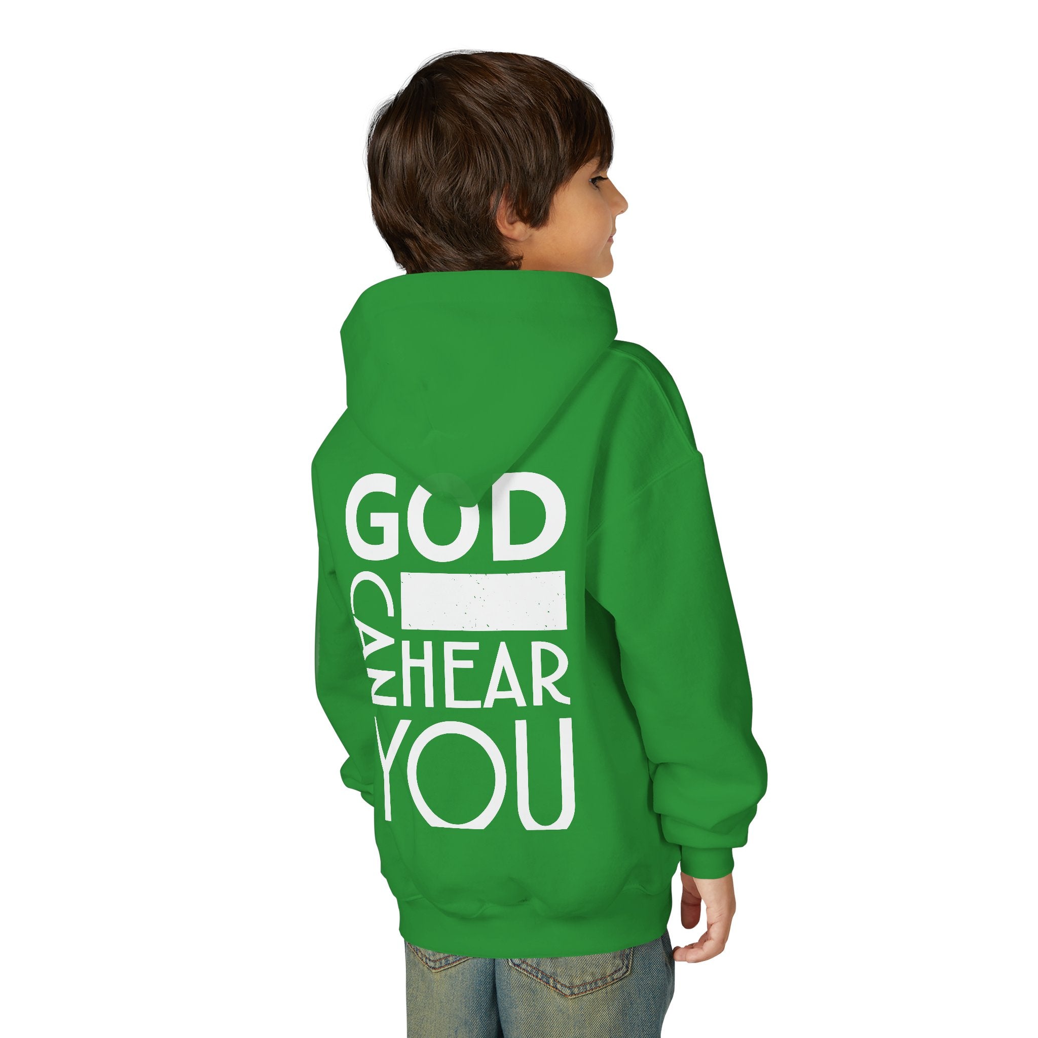 God Can Youth Hoodie Christian Sweatshirt Unisex Children Clothing