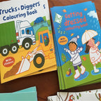 Children Coloring Animals People Sticker Book