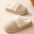 Warm Cotton Slippers for Women | Non-Slip Suede Winter House Shoes | ST. VON'S FLAIR