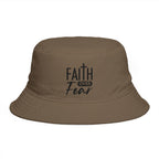Faith Over Fear Bucket Hat | Christian Inspirational Sun Hat | ST. VON'S FLAIR