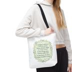 "A Lullaby on Wings Unseen" Tote Bag | ST. VON'S Poetic Lines