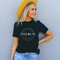 God Is My Refuge Psalms 91 Christian T Shirts Christian Pull-Over Short Sleeve Top